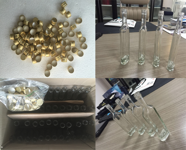 Etiquetado, llenado y tapado de botellas, muestras.jpg