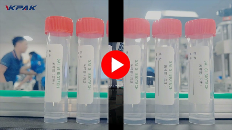 Máquina etiquetadora automática de etiquetas adhesivas horizontales