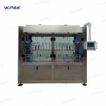 Máquina automática de llenado lineal de botellas de vidrio con espuma líquida por desbordamiento