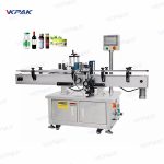 Máquina etiquetadora lineal automática de etiquetas envolventes para latas de metal