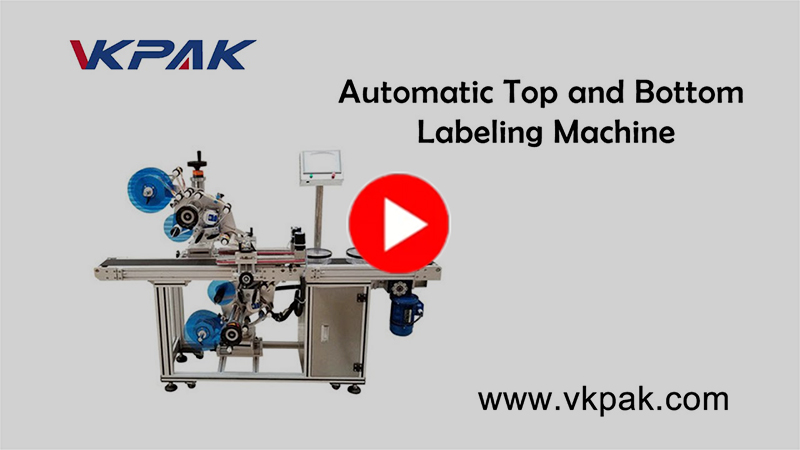 Máquina etiquetadora automática superior e inferior