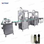 Máquina etiquetadora, tapadora y llenadora de aceite para cigarrillos electrónicos