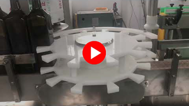 Línea de llenado de aceite de oliva