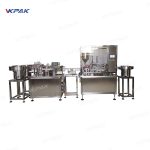 Máquina de llenado, tapado y cerrado de gel para jeringas farmacéuticas