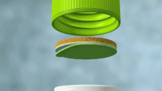 tapas inductoras de sellado de manera