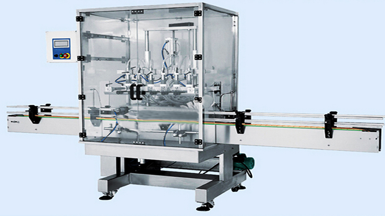 overflow filling machine Maquinaria de llenado por desbordamiento lineal