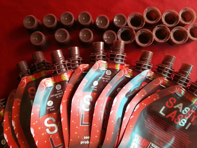 Yogur de fresa probiótico totalmente natural con sabor sensacional