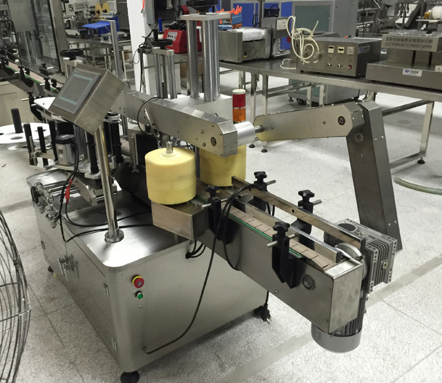 double side bottle labeling equipment equipo para etiquetado de botellas de doble cara