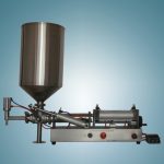 Máquina de llenado de mantequilla de maní y miel de alta viscosidad con tolva presurizada