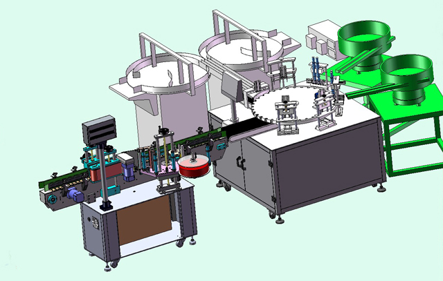Diagrama completo para llenado de aceite esencial.