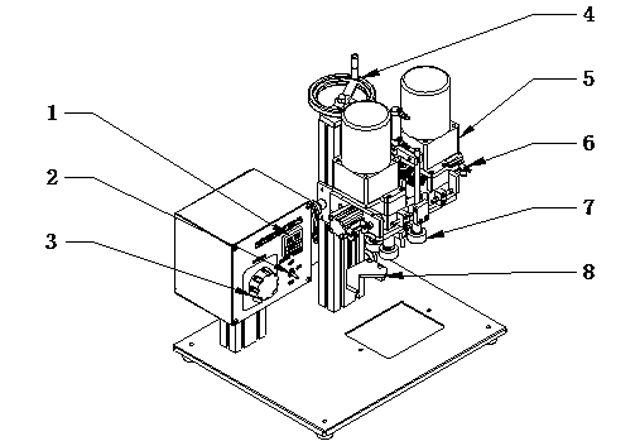 illustration of screw capping machine desktop Maquina tapadora de rosca de escritorio.jpg