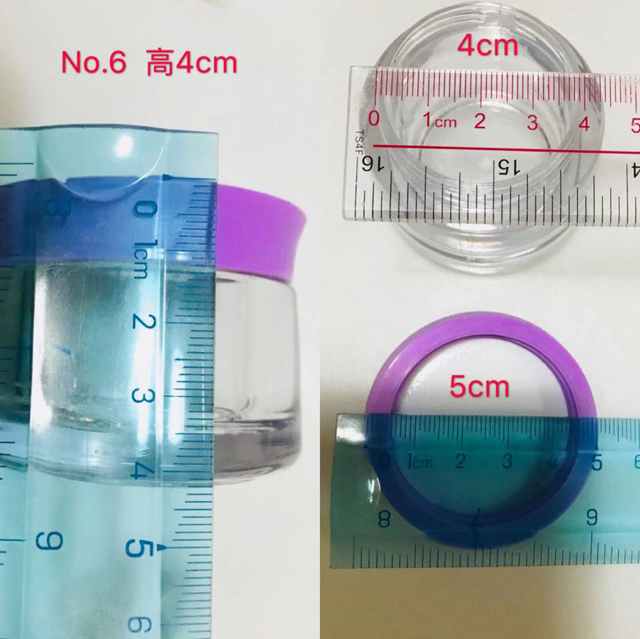 tamaño de los frascos